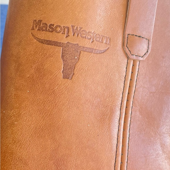 Masón western work men’s boots - Picture 8 of 15